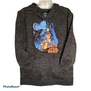 Star Wars black heathered hoodie Size XL NWT